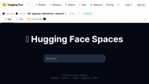 Huggingface Spaces Semantic Search thumbnail