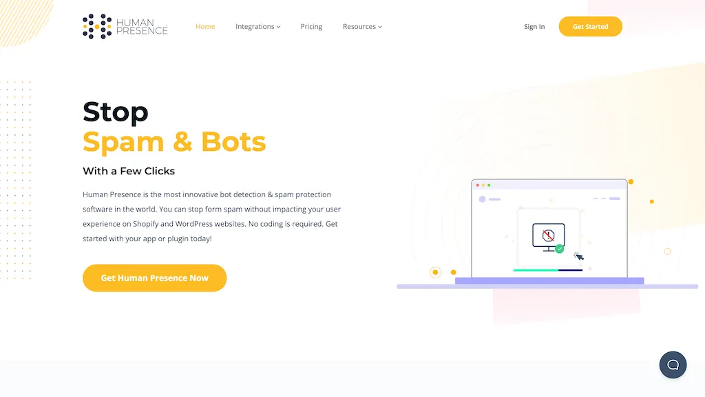 Human presence thumbnail