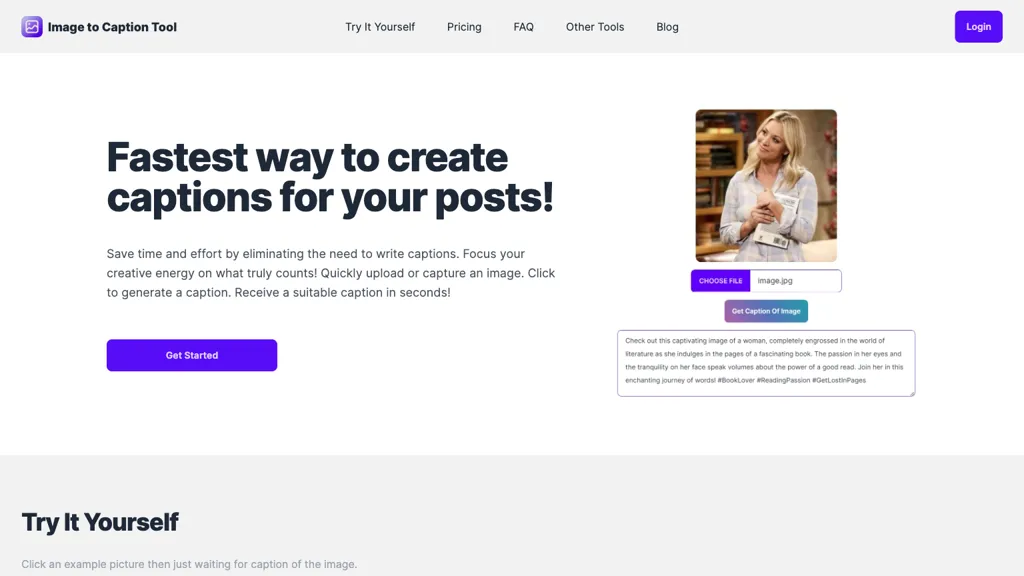 Image to Caption Tool thumbnail