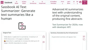 Sassbook AI Summarizer thumbnail
